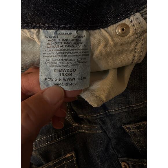 Wrangler Dark Wash Womens Bootcut Jeans Size 15x34 - Picture 6 of 9